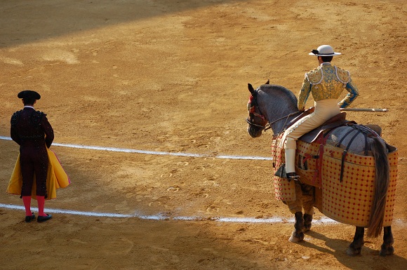 Picador on horseback