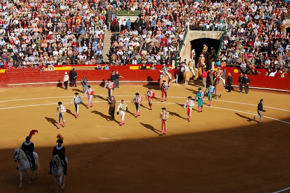 The opening parade, the 'paseíllo'